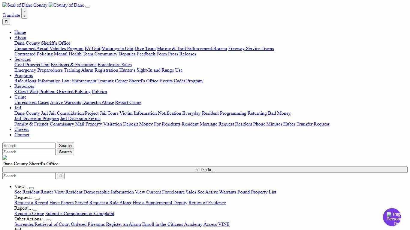 Oneida | Dane County Sheriff's Office